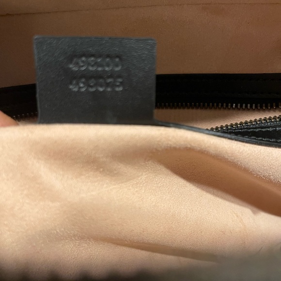 Gucci GG Marmont Zip Around Camera Shoulder Crossbody Black Matelasse Leather - Picture 8 of 11